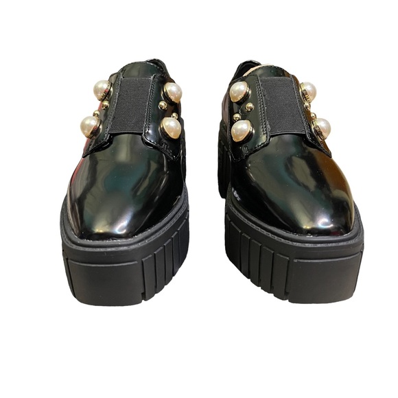 NIB Karl Lagerfeld Raza Platform Chunky Loafers - Picture 2 of 9